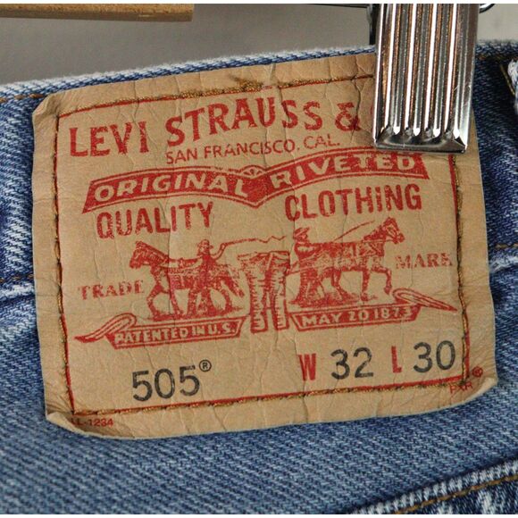Levi's Straus & Co 505 Regular Fit Jeans size 32 X 30 - Picture 5 of 5